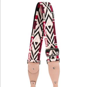 Valentino embroidered guitar bag strap